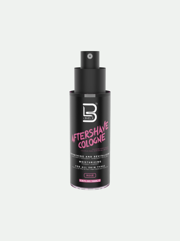 L3VEL3 Aftershave Cologne Rose, 3.38 Oz. Pink