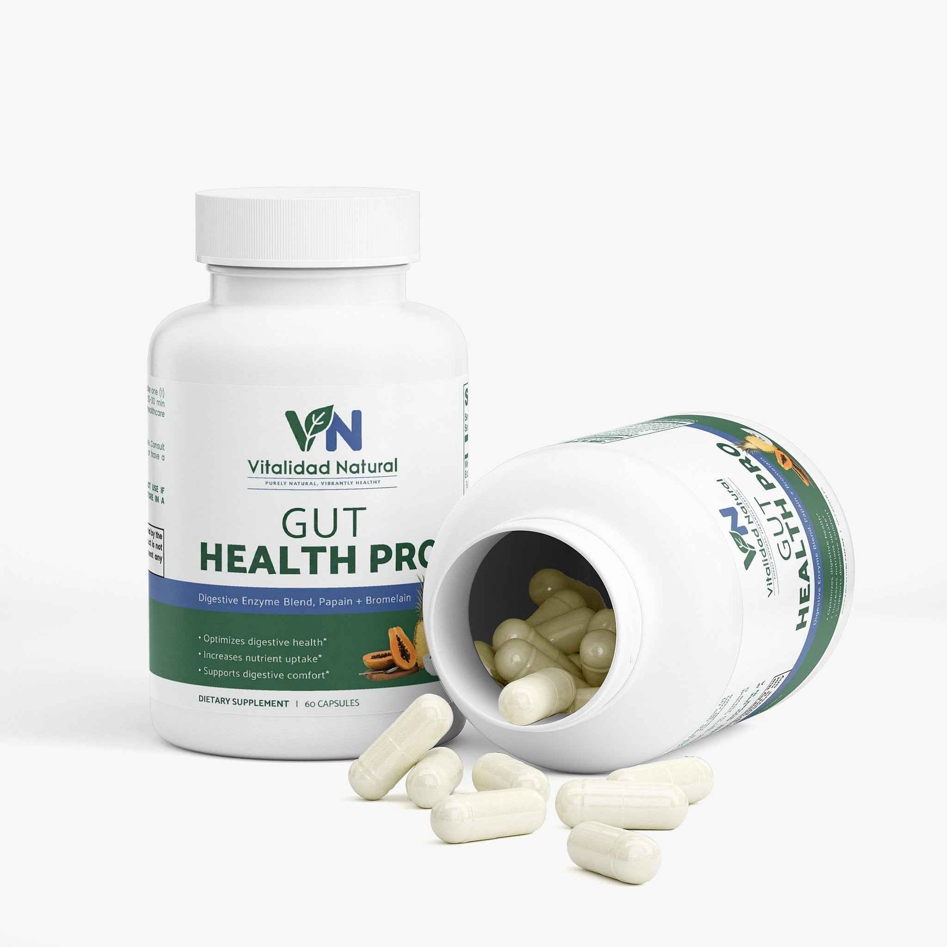 Vitalidad Natural Digestive Enzyme Pro Blend, 60 Capsules