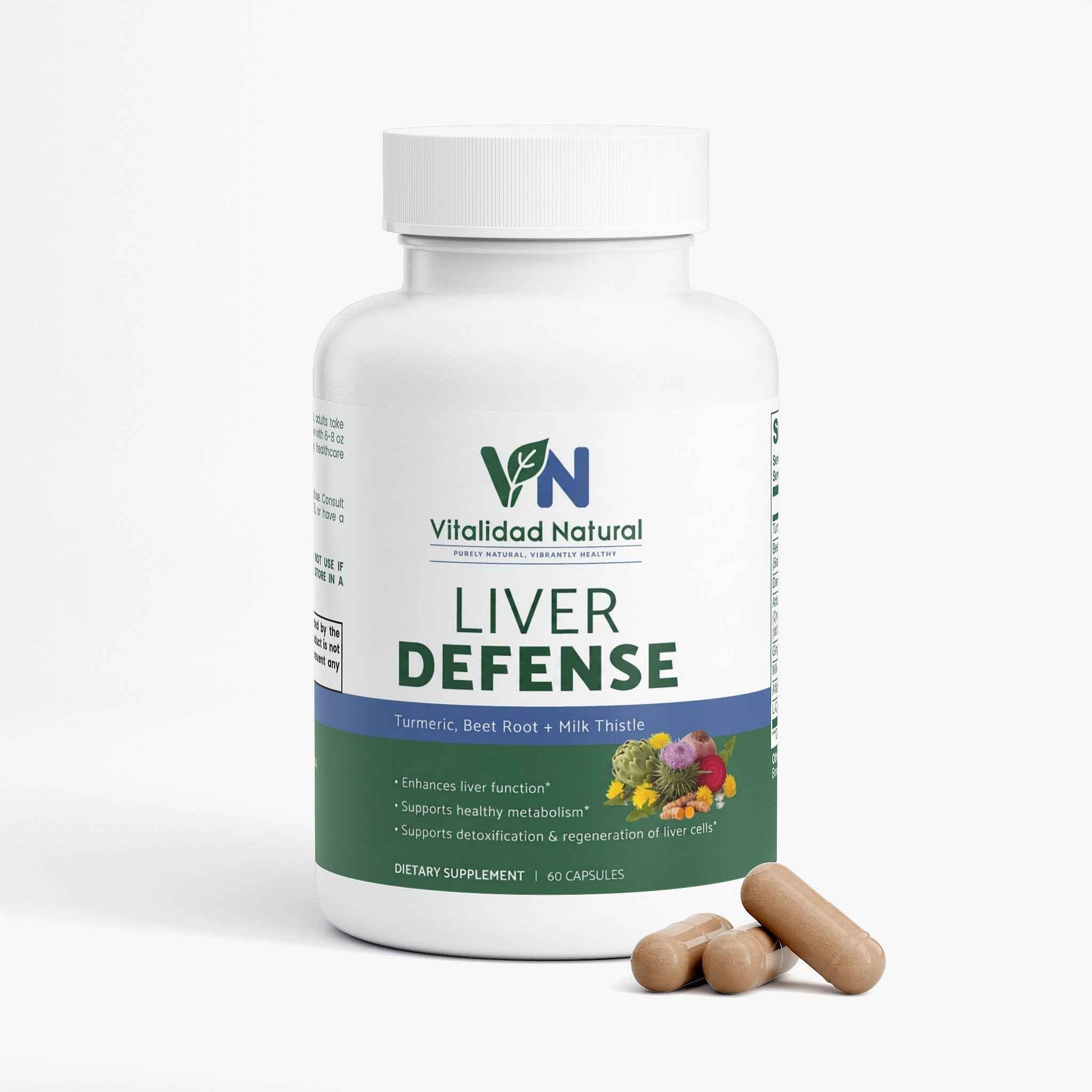 Vitalidad Natural Liver Support, 60 Capsules