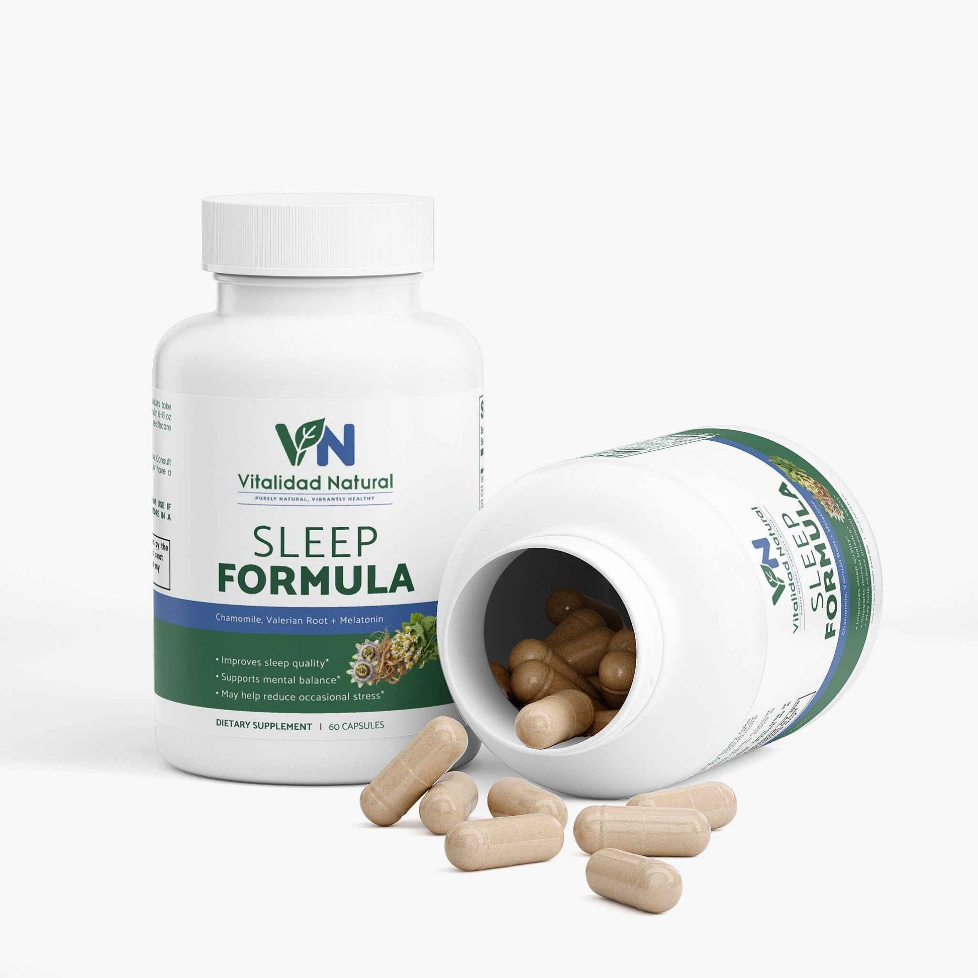 Vitalidad Natural Sleep Formula, 60 Capsules