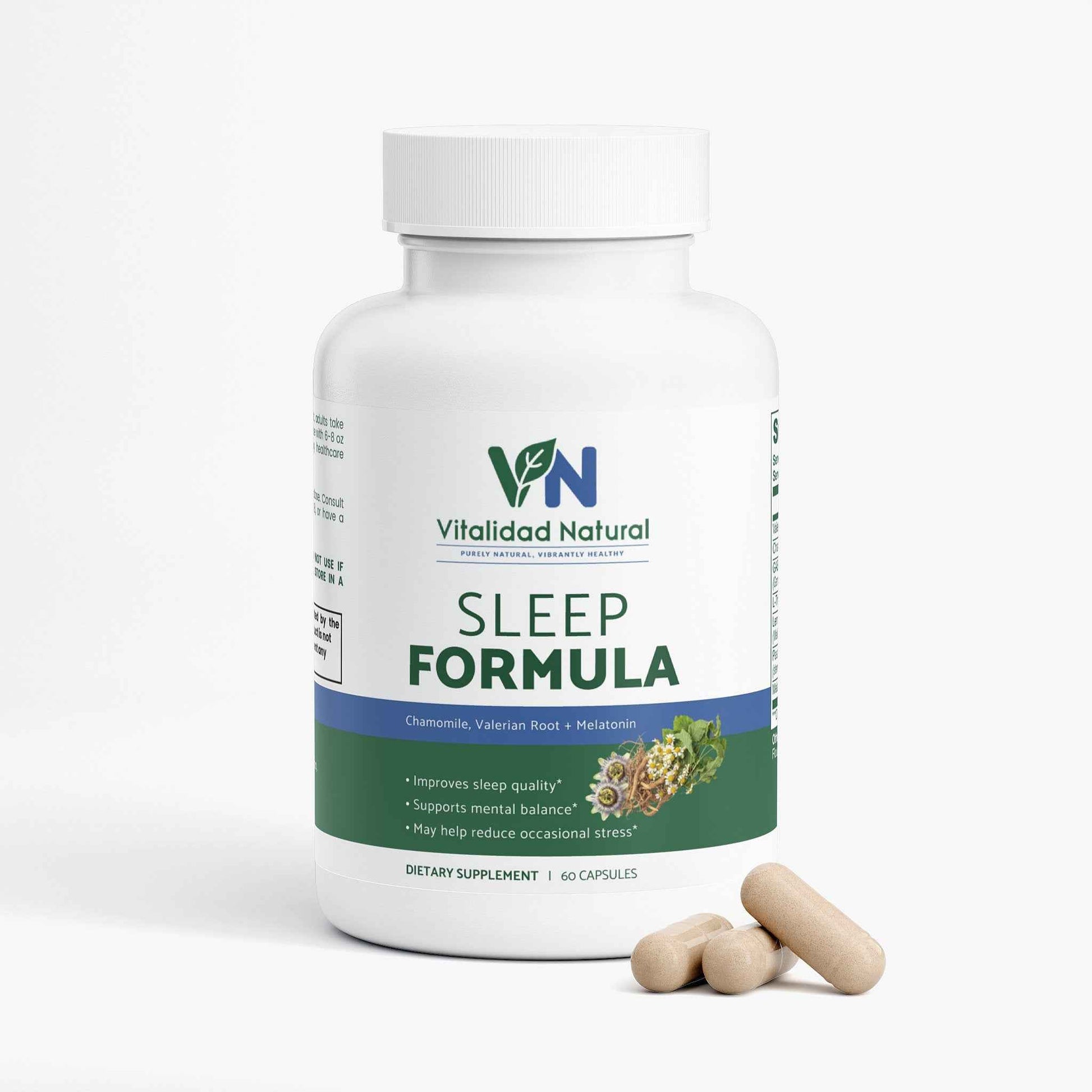 Vitalidad Natural Sleep Formula, 60 Capsules