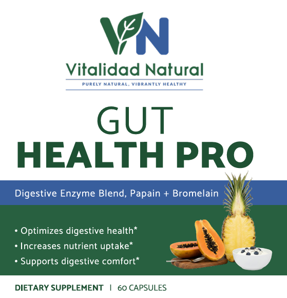 Vitalidad Natural Digestive Enzyme Pro Blend, 60 Capsules Uses