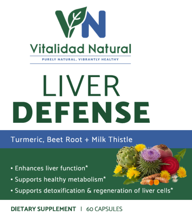 Vitalidad Natural Liver Support, 60 Capsules Uses