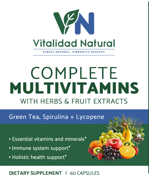 Vitalidad Natural Complete Multivitamin, 60 Capsules Uses