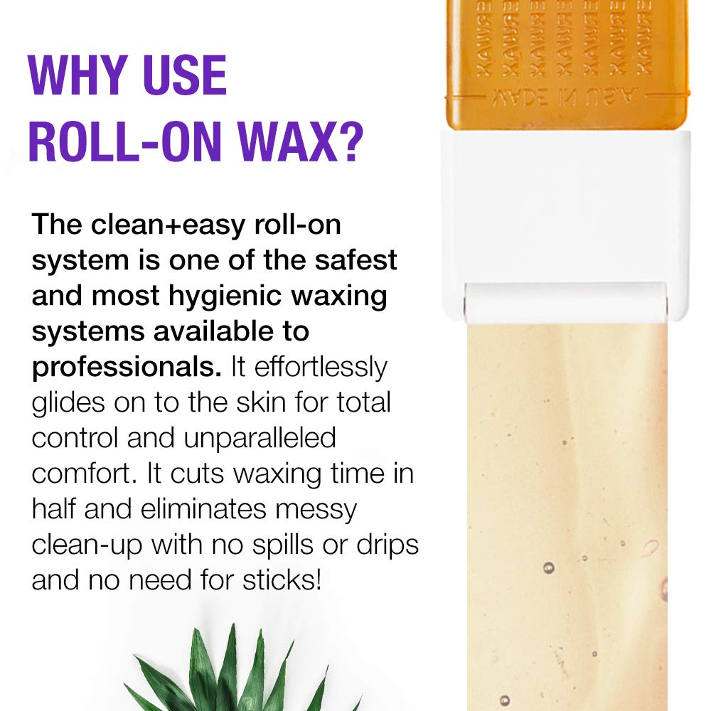 Clean & Easy Roll-On Wax Kit for Face & Body (120V)