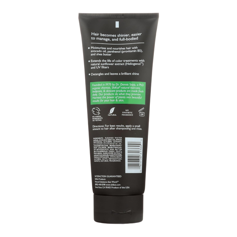 Shikai Daily Moisture Conditioner &nbsp;Color Reflect 8 Oz. Back Packaging