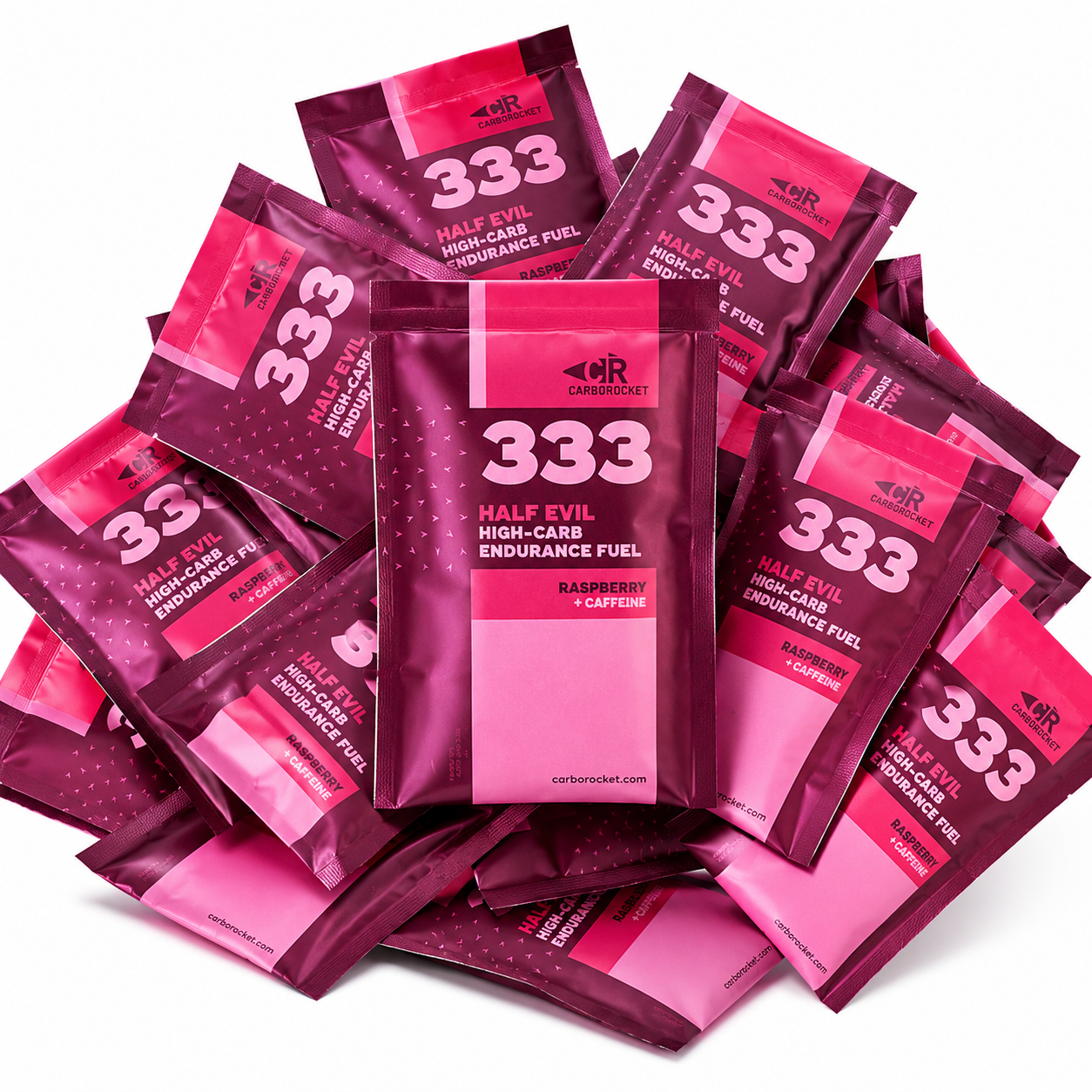 Carborocket 333 - Half Evil High-Carb Endurance Fuel. Raspberry