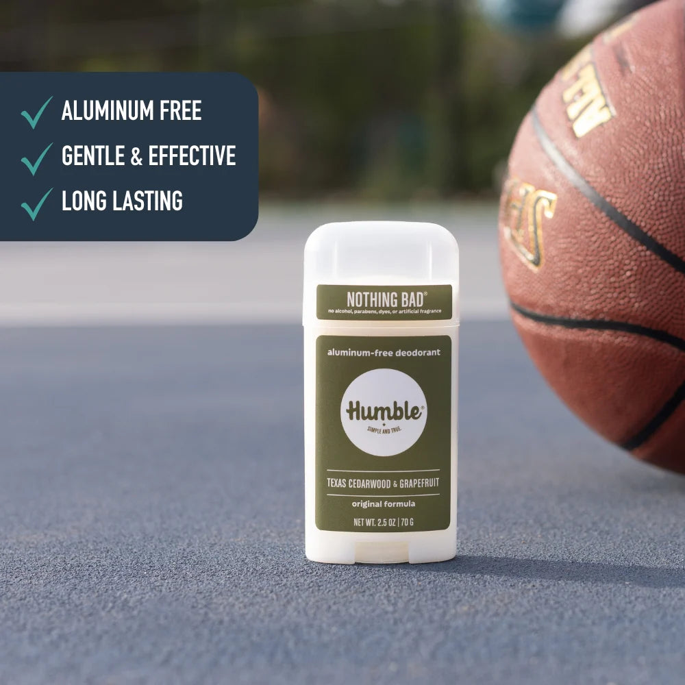 Humble All Natural Deodorant Original Cedarwood & Grapefruit, 2.5 oz.