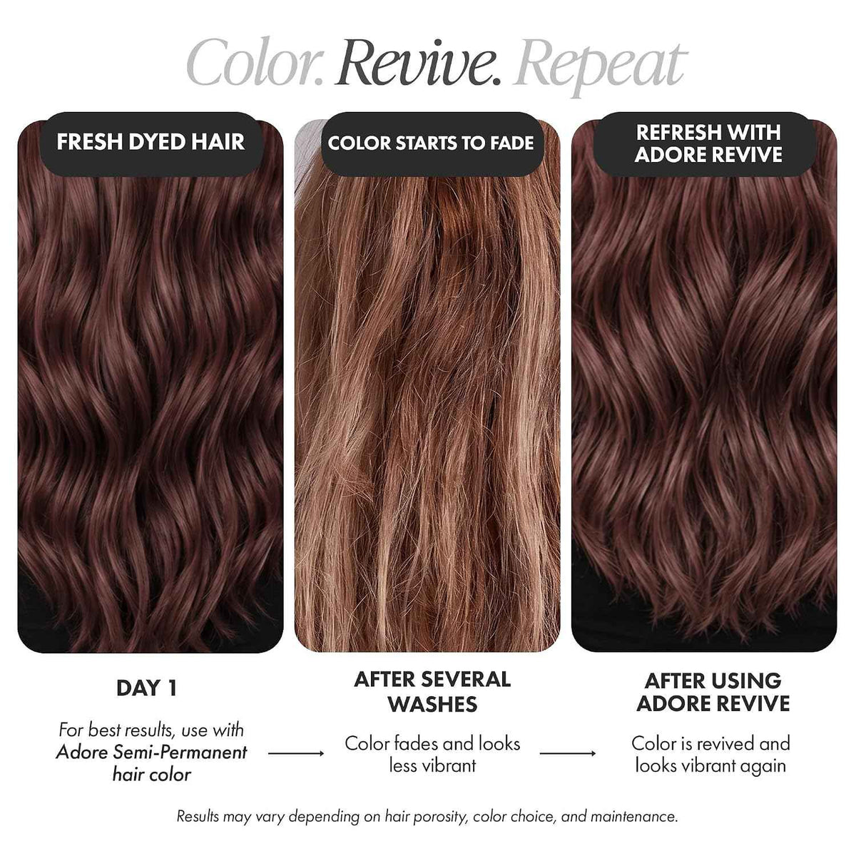 Adore Revive Color-Depositing Conditioner – R107 Mocha, 8 fl oz comparison