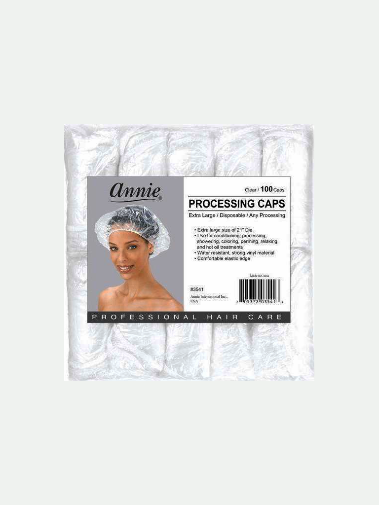 Annie #3541 Processing Cap 100 Pc Extra-Large Clear