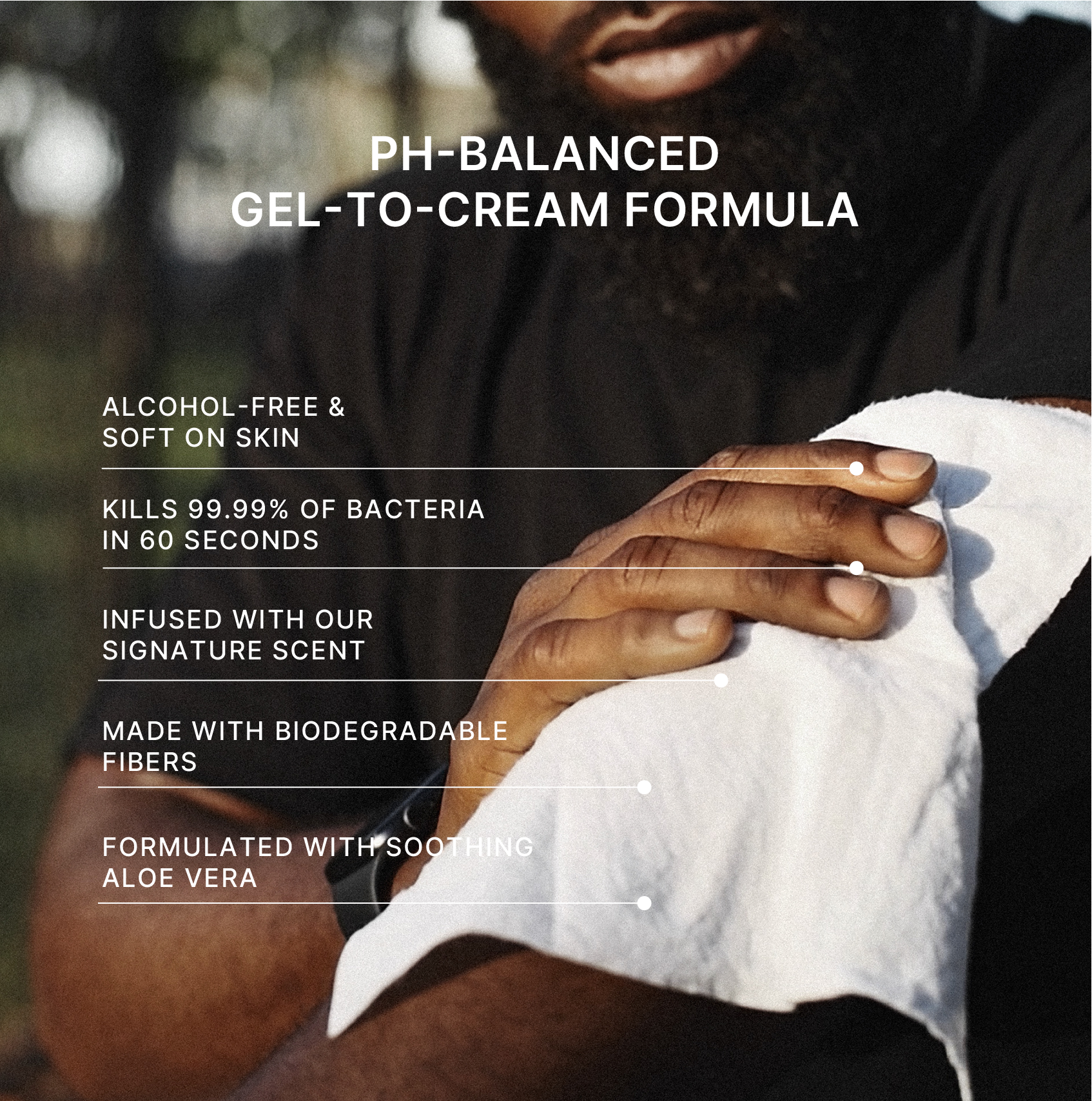 Bravo Sierra Antibacterial Body Wipes Formula