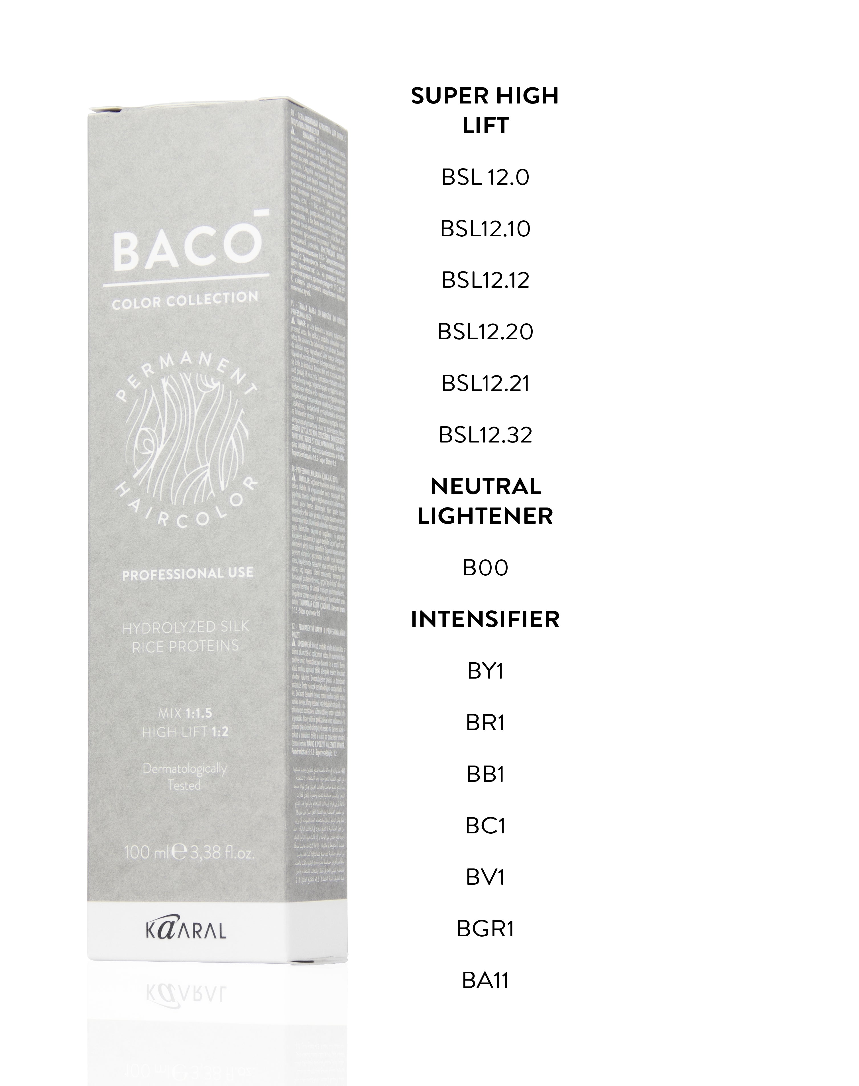 Kaaral BACO Hair Collection Permanent Hair Color