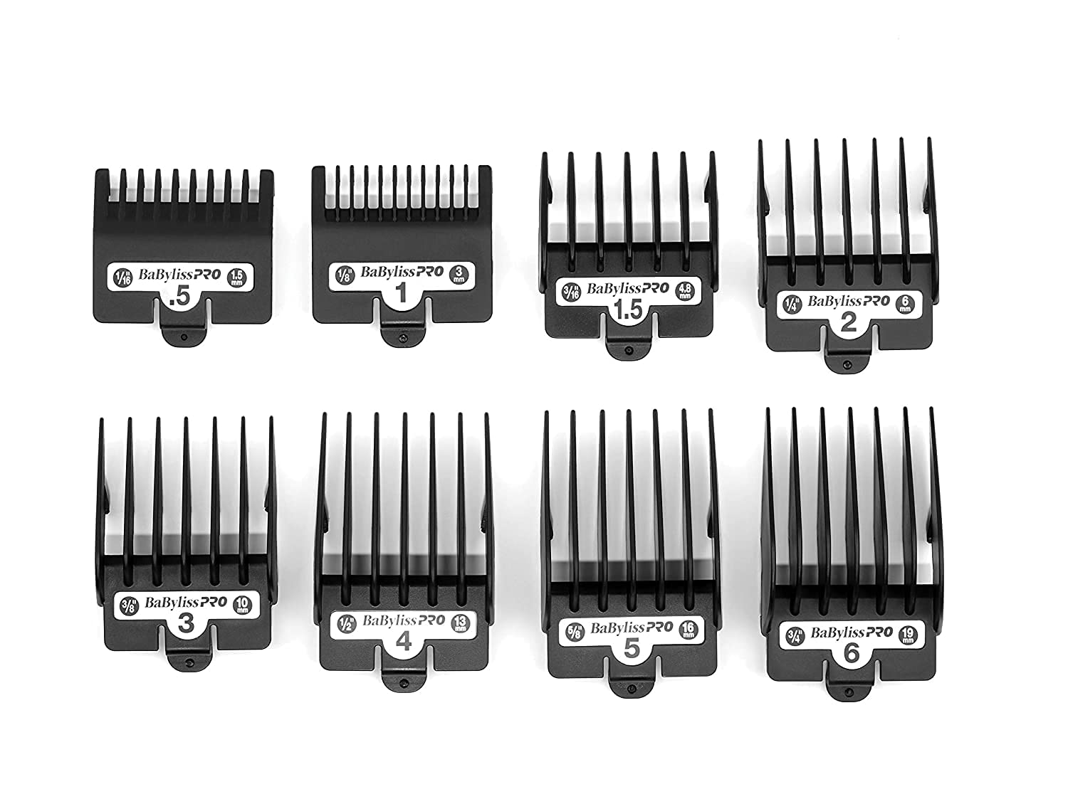 BaBylissPRO Attachment 8 Pcs Comb Set #FXCS880