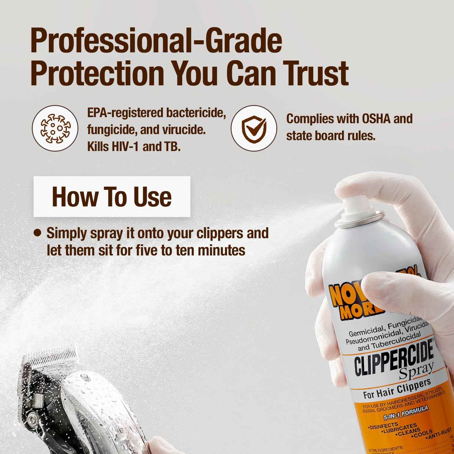 Barbicide Clippercide Spray, 15 Oz.
