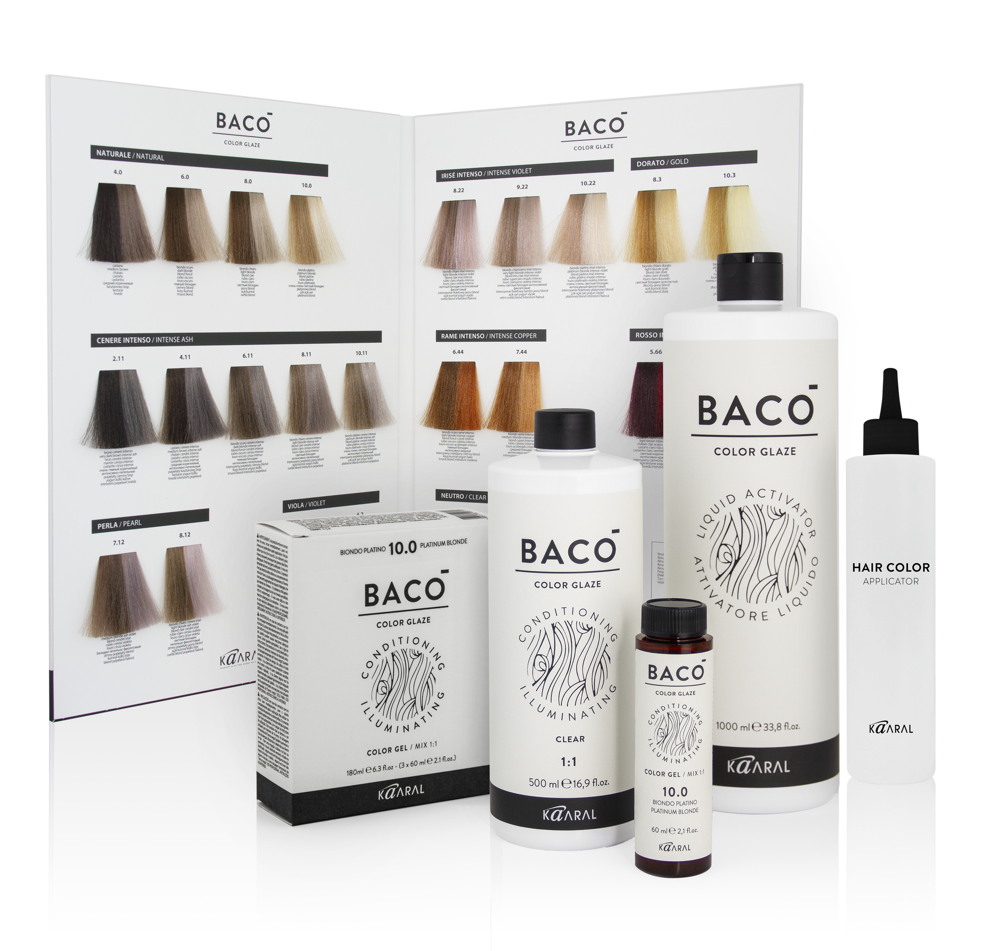 Kaaral BACO Color Glaze Color Gel 2.1 Oz Set Collection