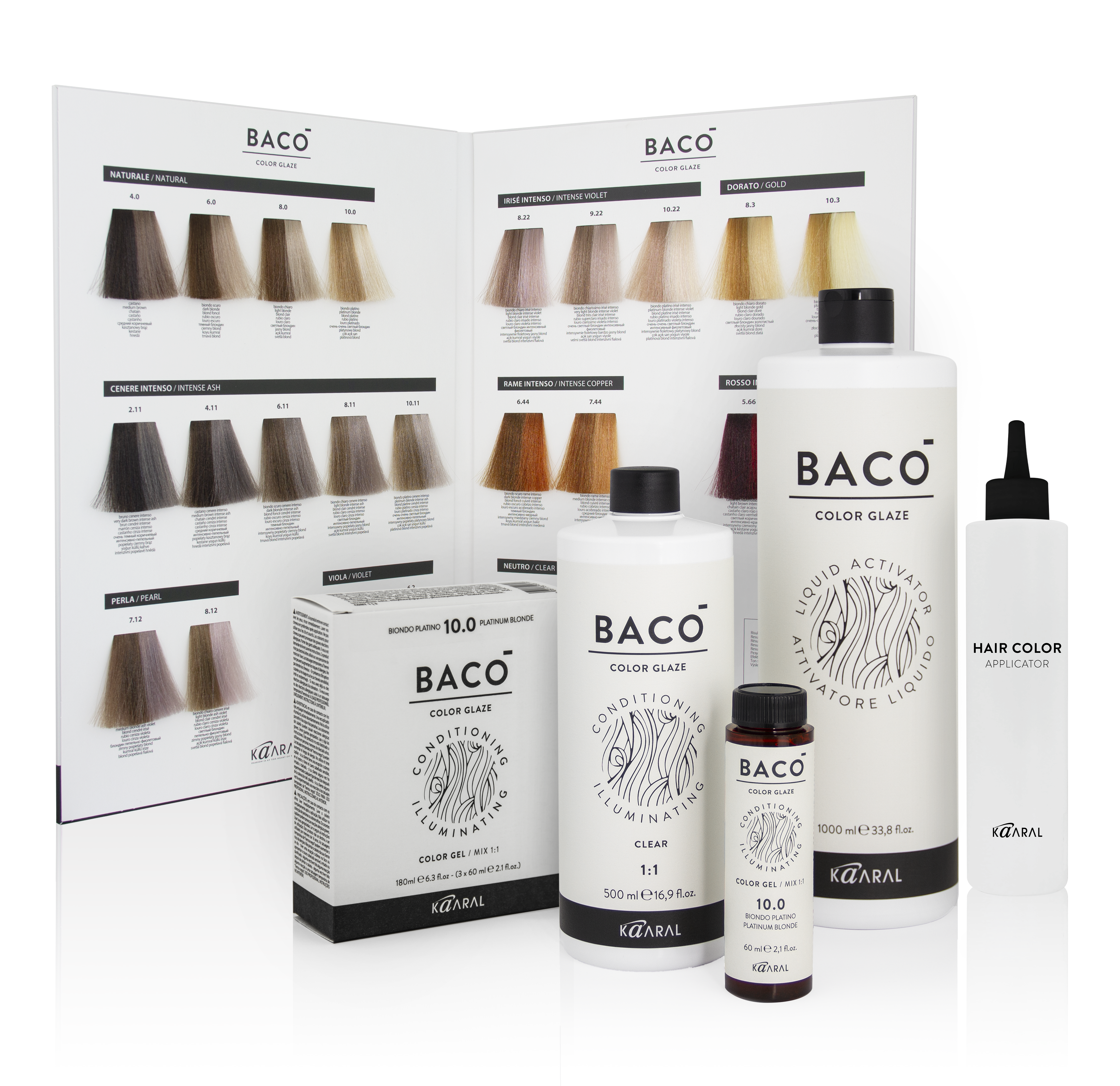 Kaaral BACO Color Glaze Color Gel 2.1 Oz Set Collection