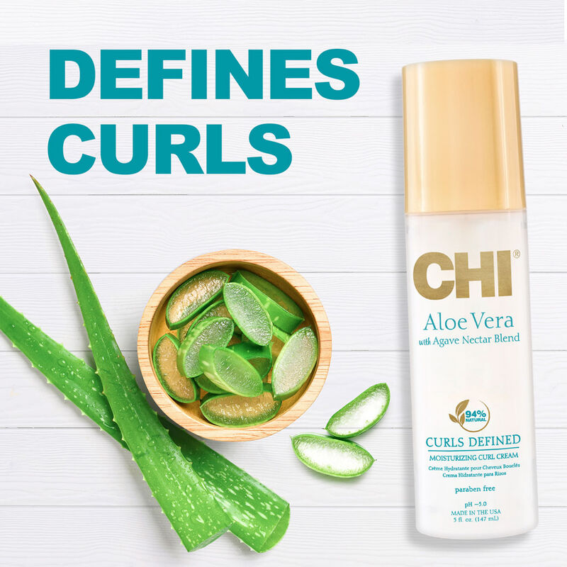 CHI Aloe Vera Moisturizing Curl Cream, 5 Oz. Uses