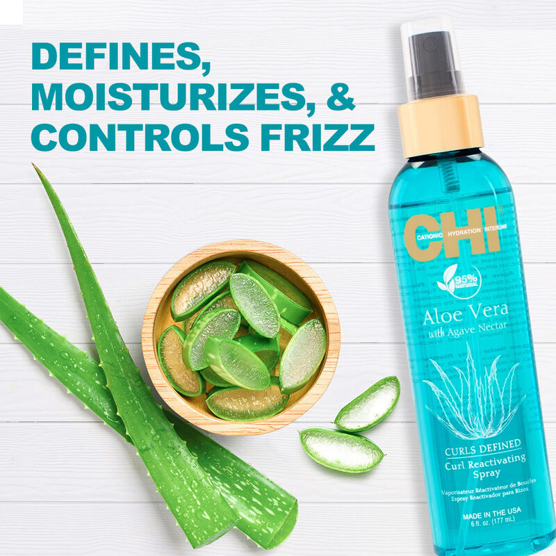 CHI Aloe Vera Curl Reactivating Spray, 6 Oz. Benefits