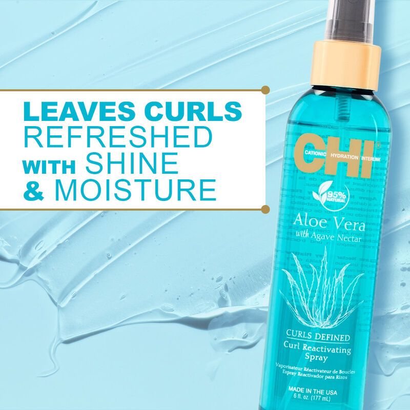 CHI Aloe Vera Curl Reactivating Spray, 6 Oz. Uses