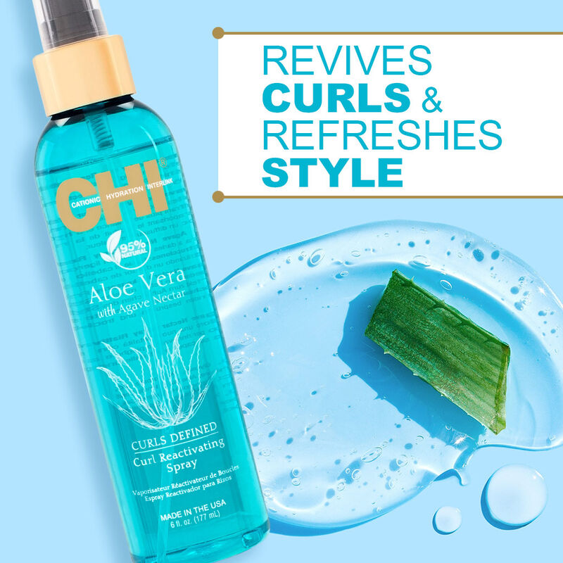 CHI Aloe Vera Curl Reactivating Spray, 6 Oz. Uses