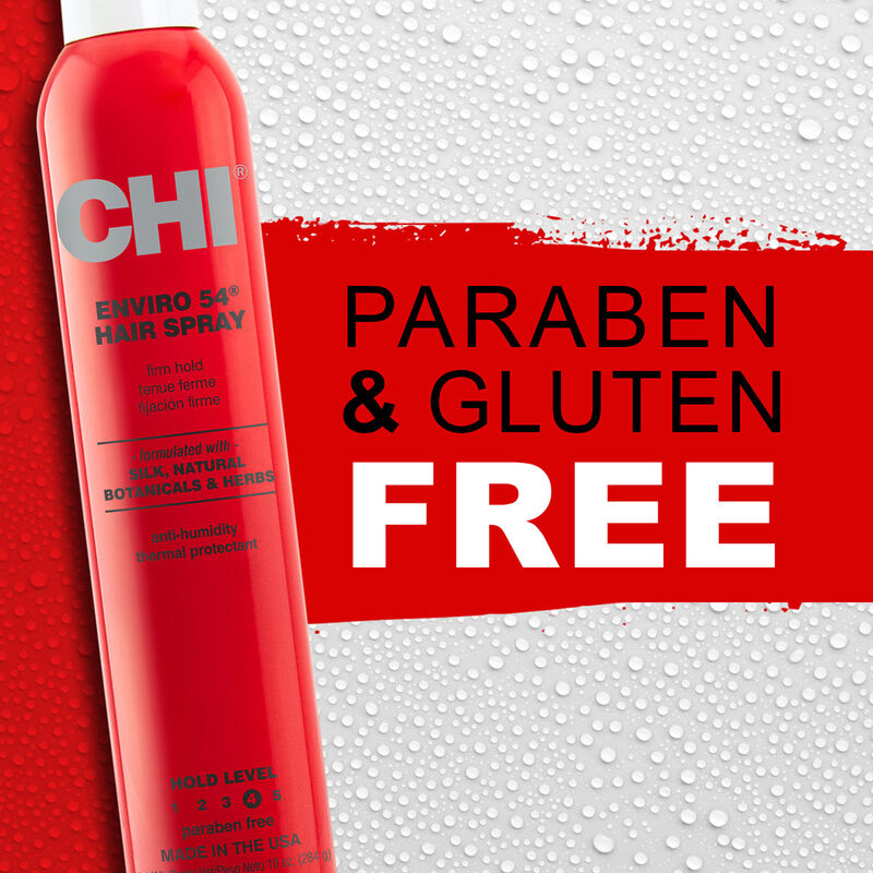 CHI Enviro 54 Firm Hold Hair Spray, 10 Oz. Paraben free Gluten free