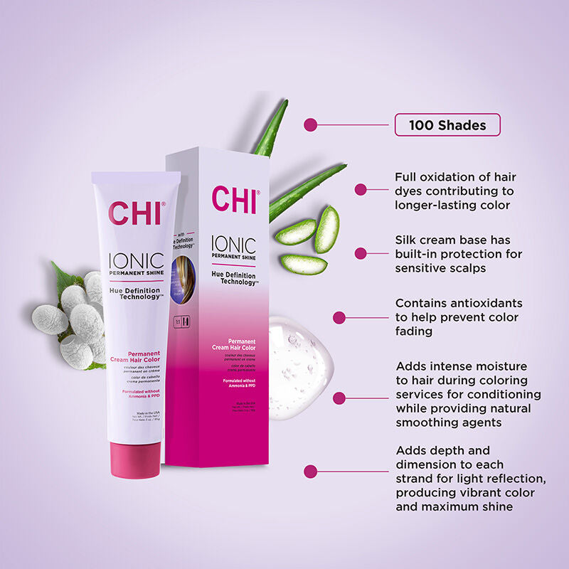 CHI Ionic Permanent Hair Color, 3 Oz. 100 shades