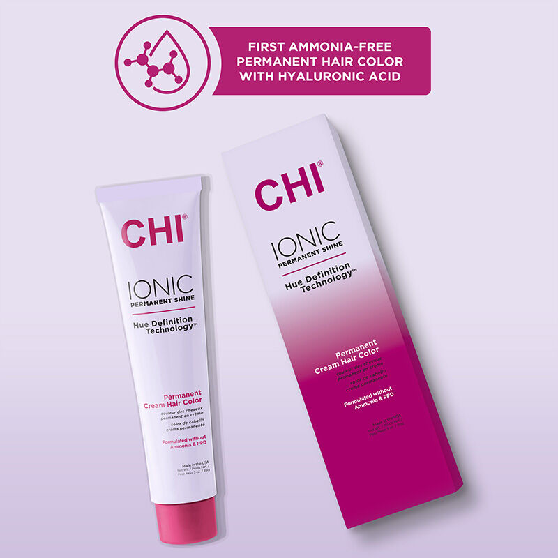 CHI Ionic Permanent Hair Color, 3 Oz. Before After Amonia Free