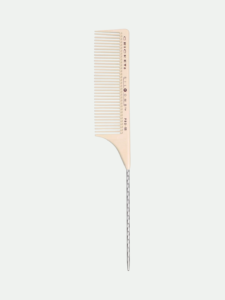 Cricket Silkomb Pro 55 Wide Toothed Metal Rattail