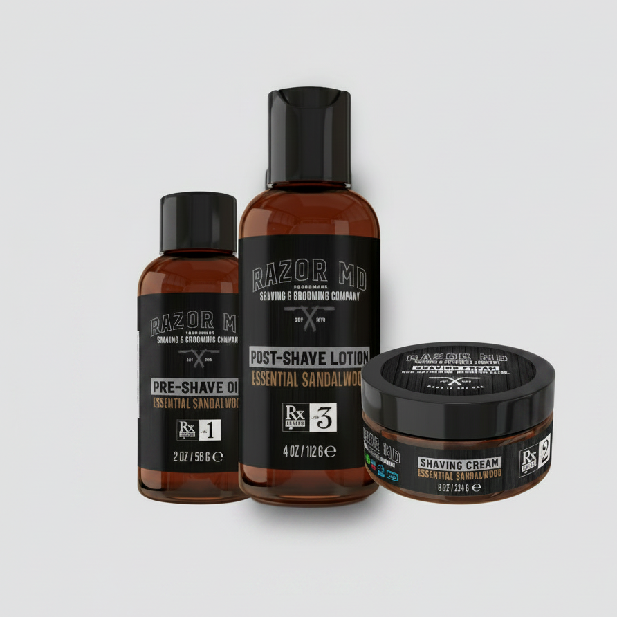 RAZOR MD SHAVE BUNDLE AND GIFT SET - 3 PACK