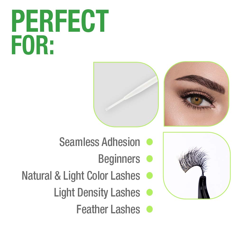 DUO Brush-On Strip Lash Adhesive – White/Clear, 0.18 Oz Benefits