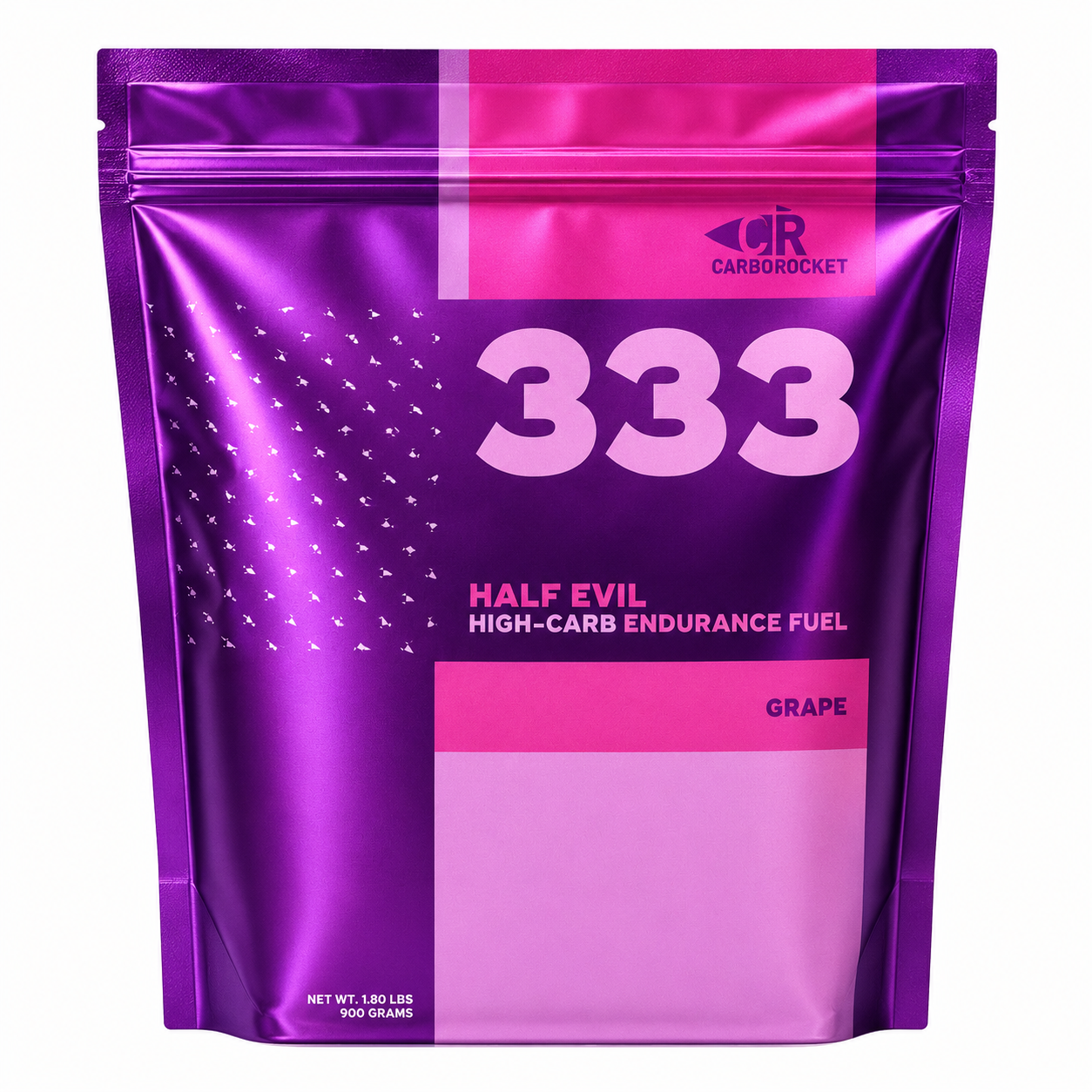 Carborocket 333 - Half Evil High-Carb Endurance Fuel, 1.89 Lbs. Grape