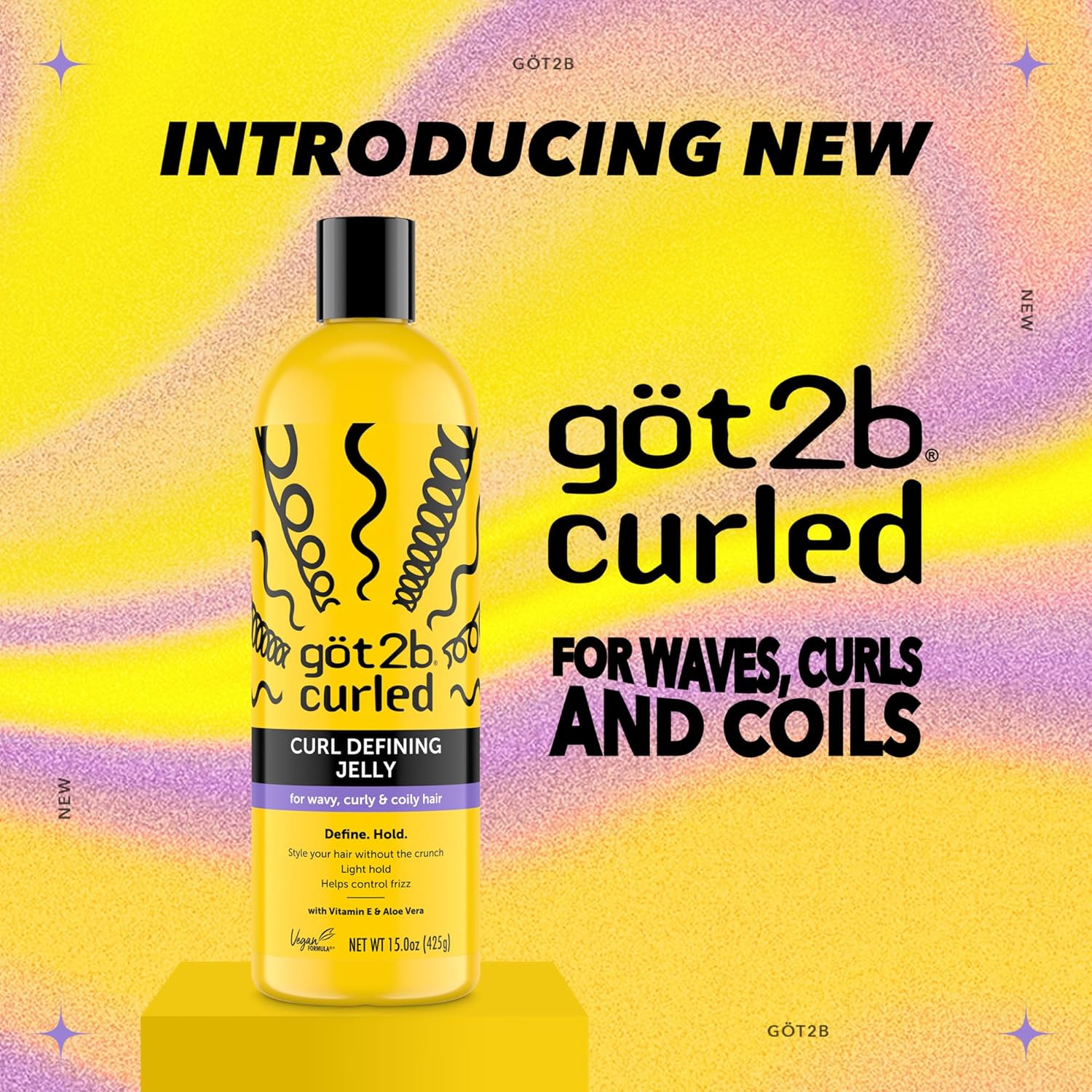 Got2b Curled Curl Defining Jelly 15 Oz