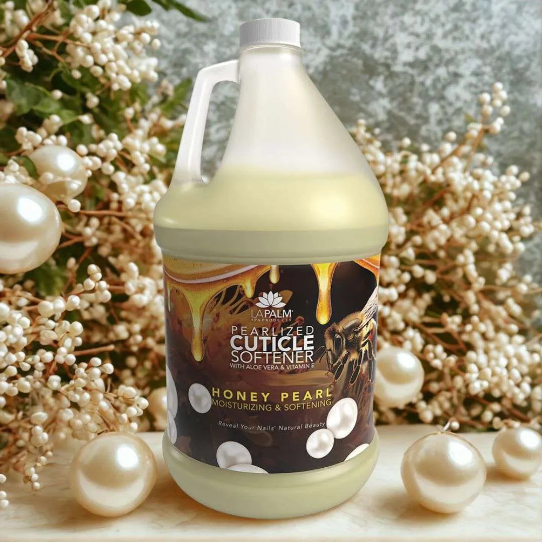 La Palm Cuticle Softener Honey Pearl, 1 Gallon