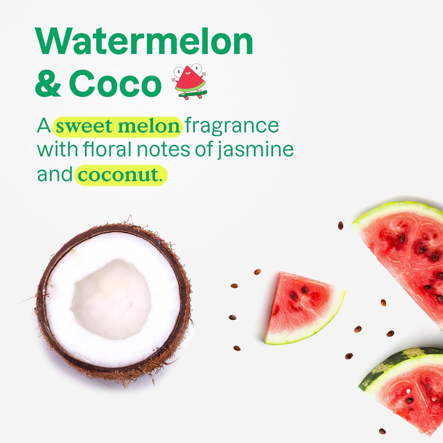 Attitude Little Leaves Foaming Hand Soap Watermelon Coco, 10 oz.