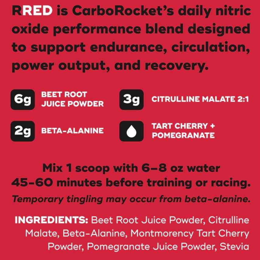 Carborocket RRED - FKA Rocket Red, 260 Grams Information