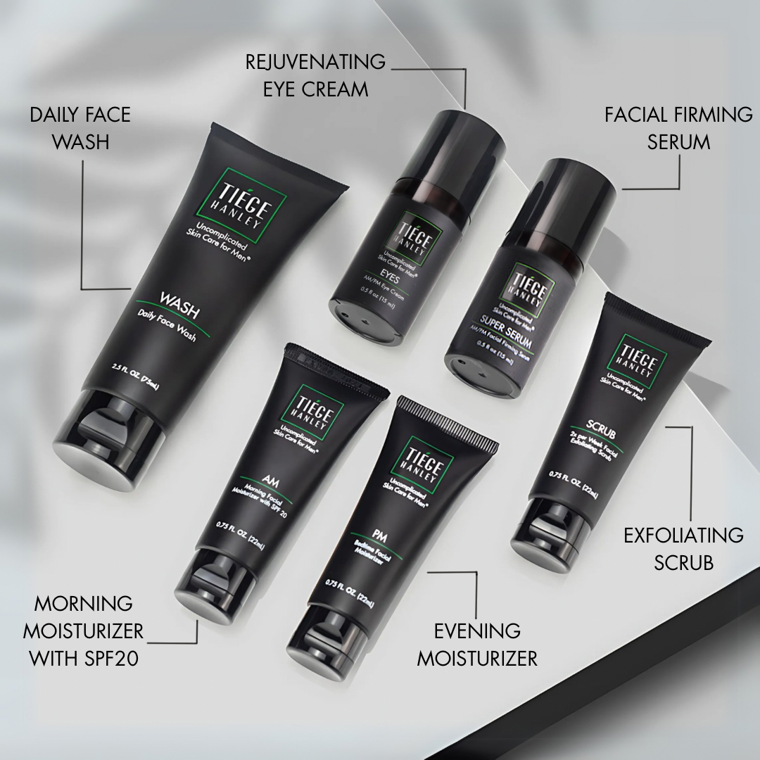Tiege Hanley The Anti-Aging Routine for Men Product Line