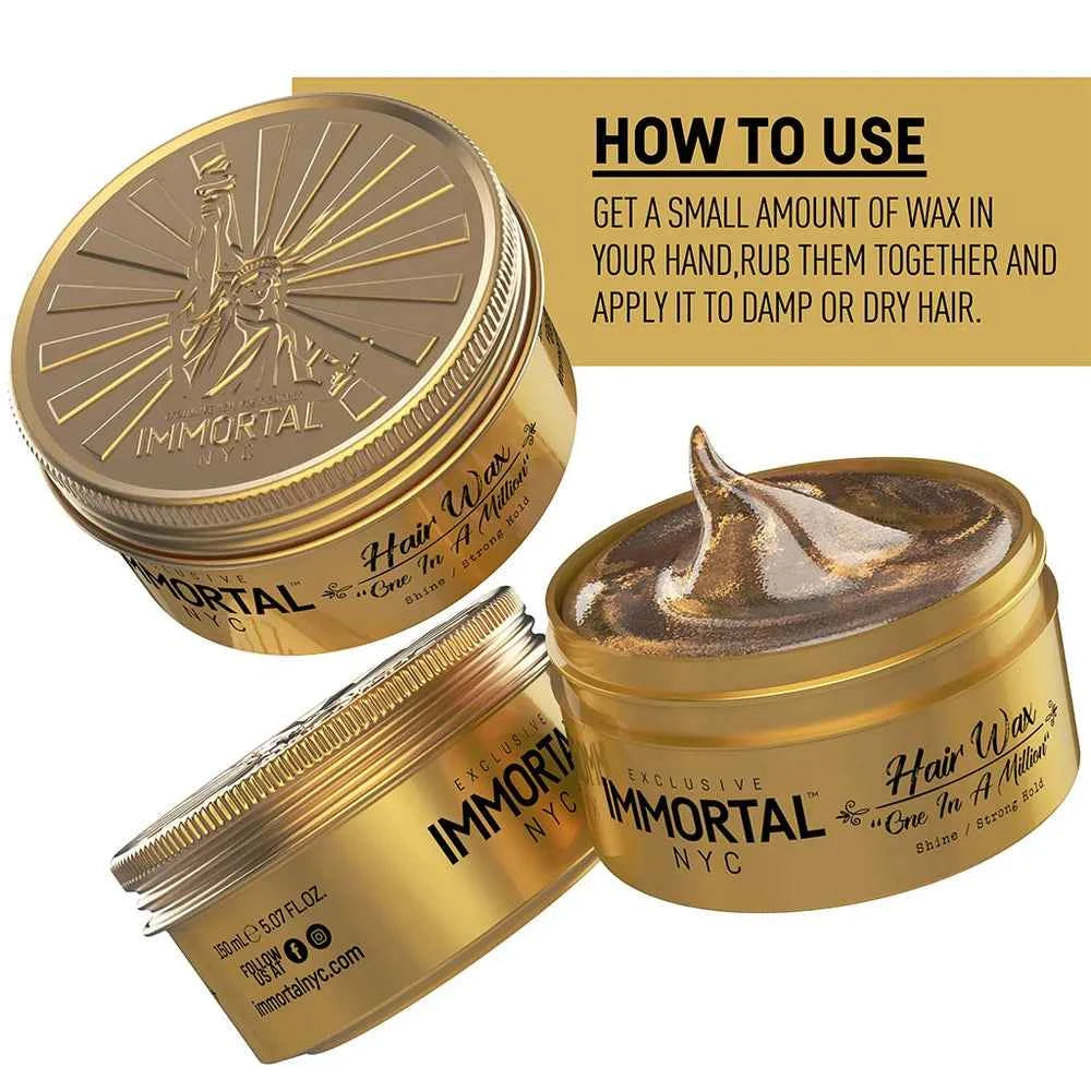 Immortal One in a Million Hair Wax, 5.07 Oz.