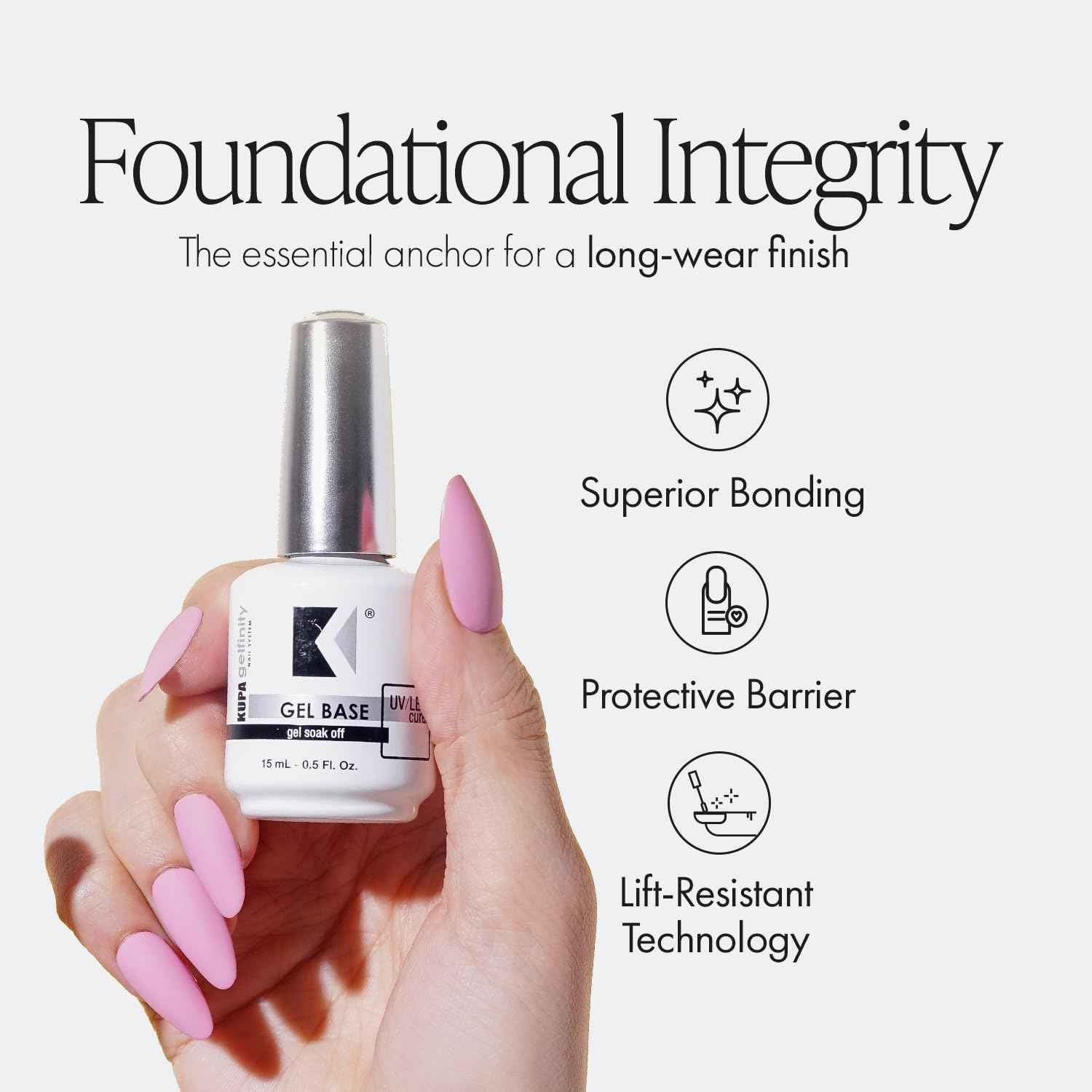 KUPA Gelfinity Base Coat, 0.5 Fl. Oz.