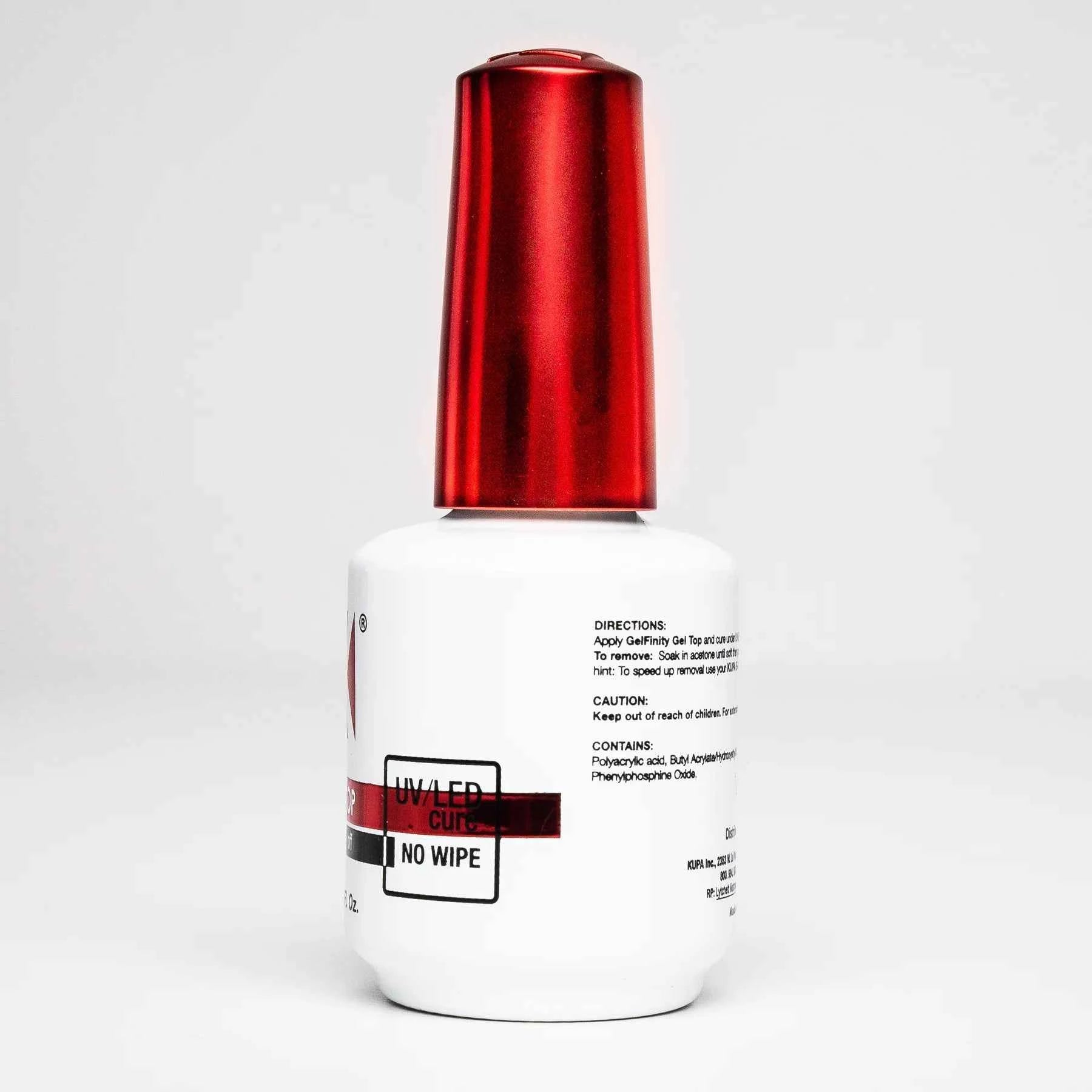 KUPA GelFinity Top Coat Gloss Finish , 0.5 Fl. Oz.