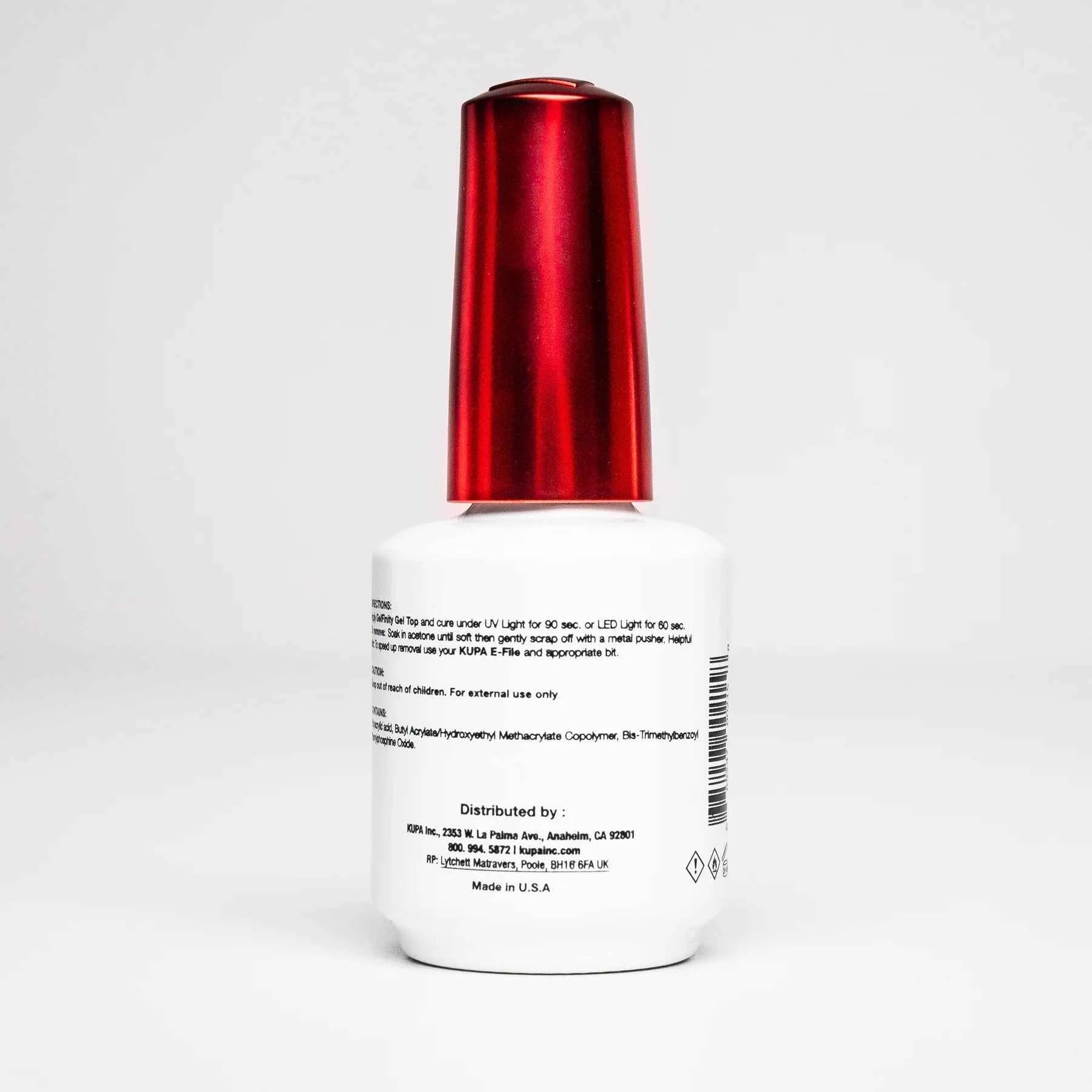 KUPA GelFinity Top Coat Gloss Finish , 0.5 Fl. Oz.