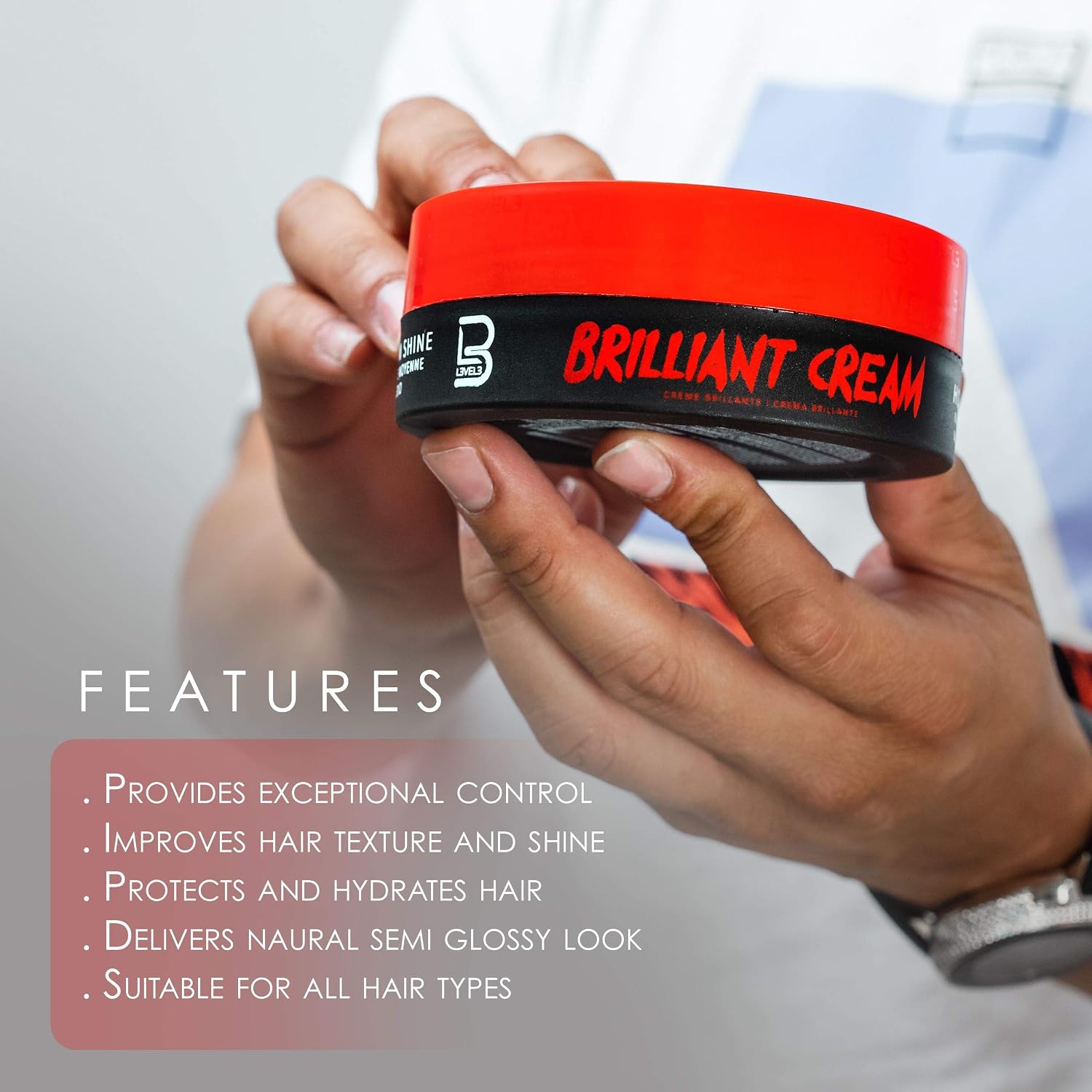 L3VEL3 Brilliant Cream, 5.7 Oz.