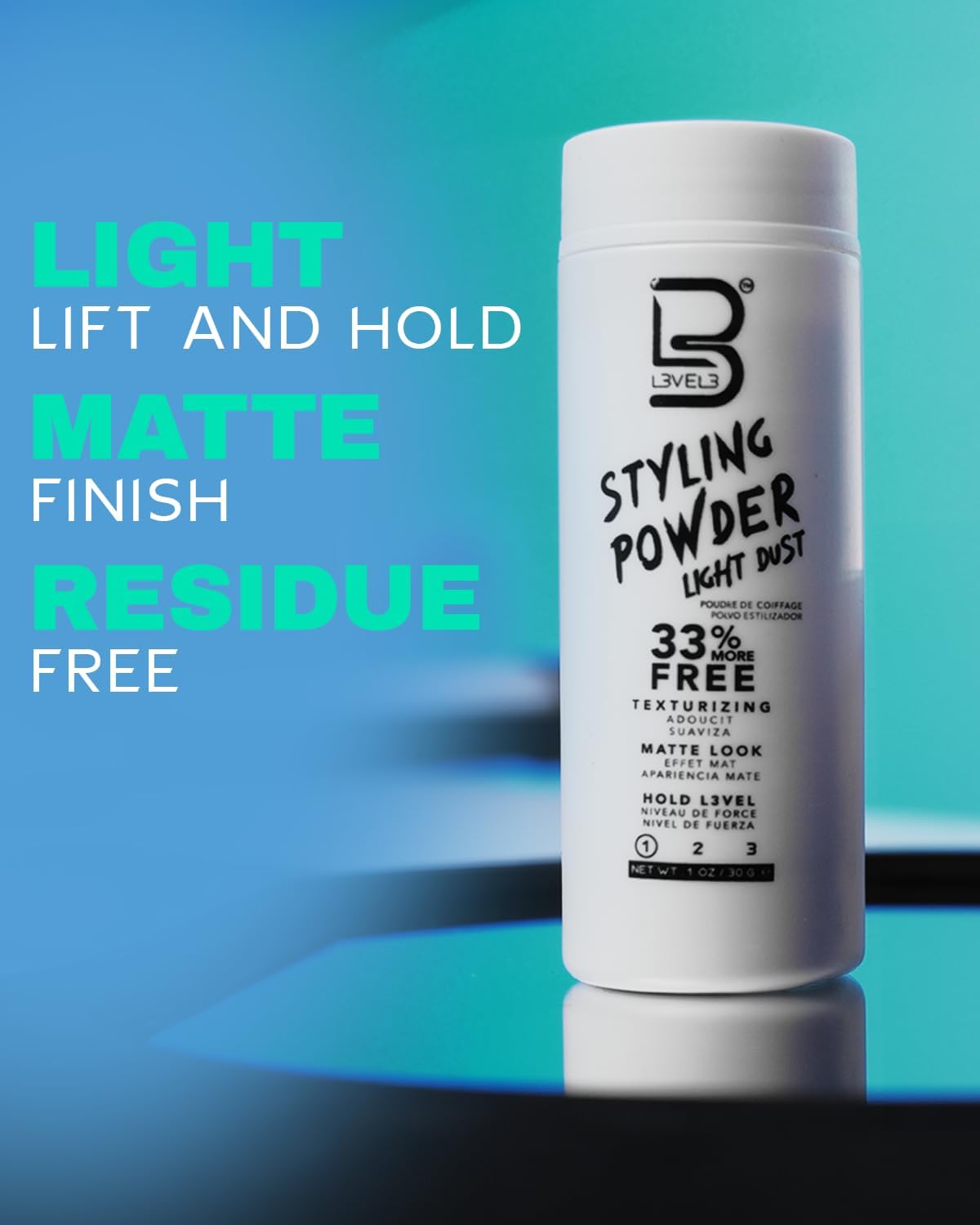 L3VEL3 Styling Powder Dust Light, 1 Oz.