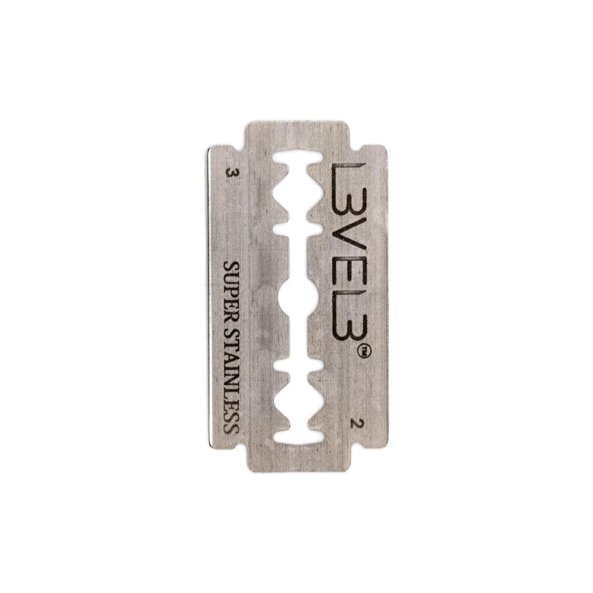 L3VEL3 Platinum Double-Edge Razor Blades  Close up