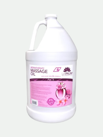 La Palm Aromatherapy Massage Oil No. 5, 1 Gallon