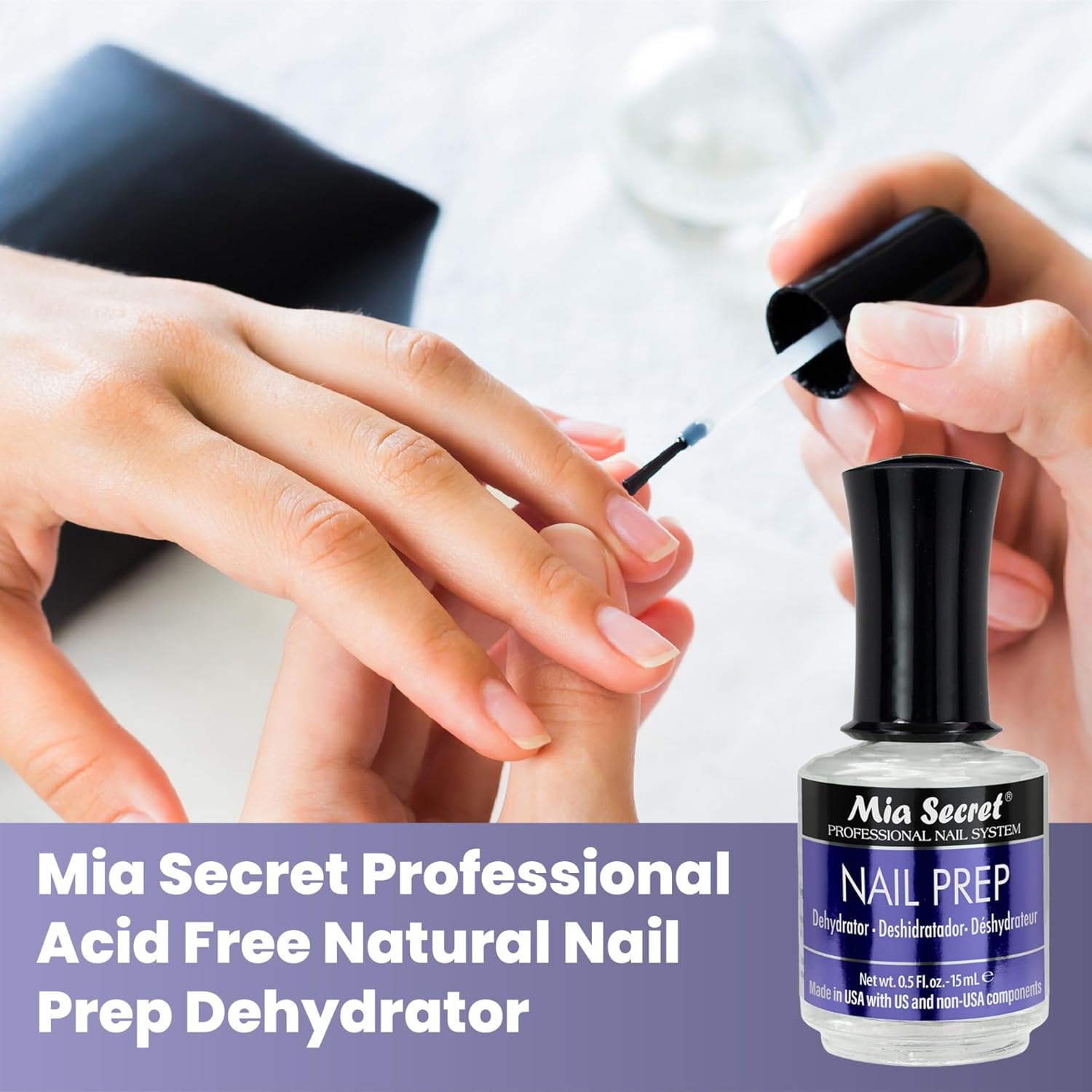 Mia Secret Nail Prep, 0.5 Oz. 