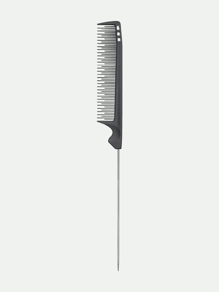 Olivia Garden CarbonLite Metal Tail Teasing Comb
