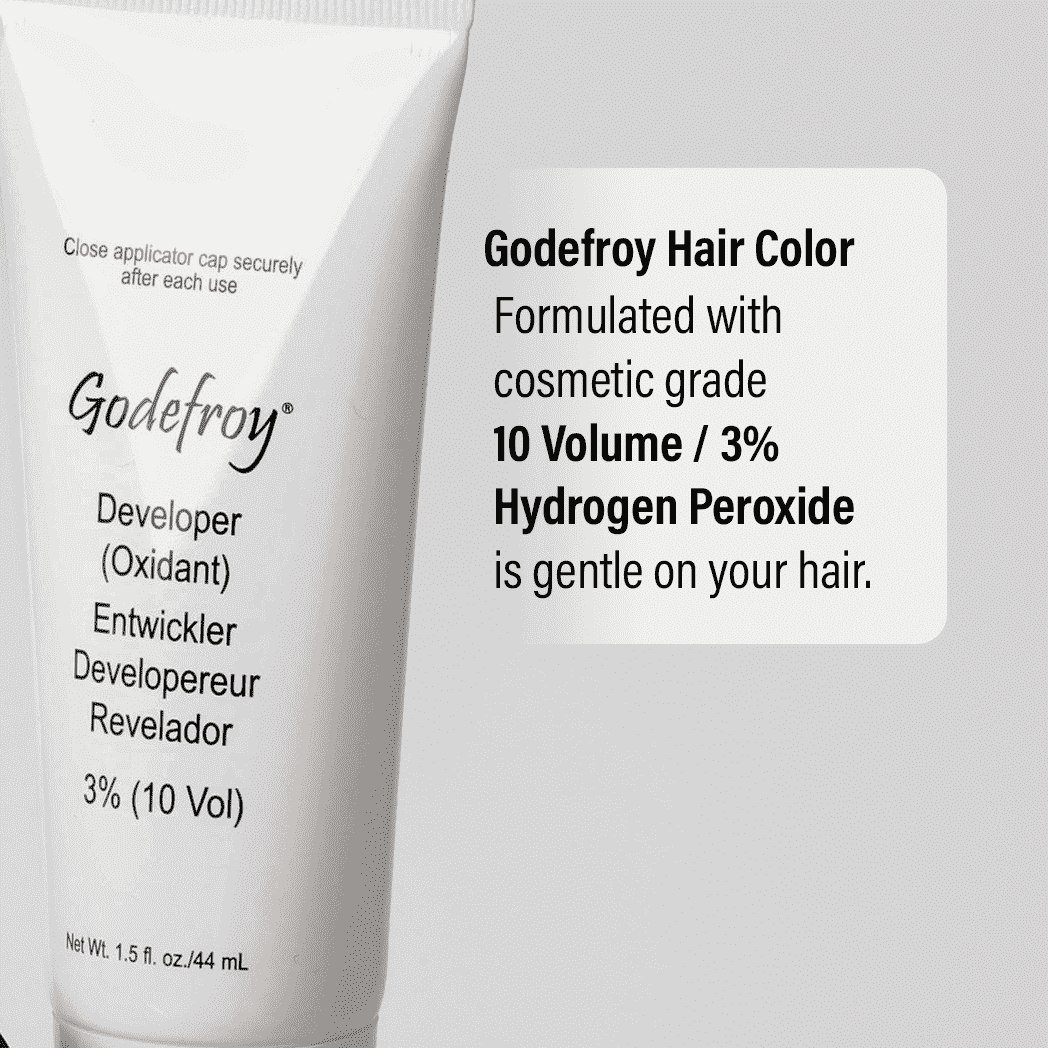 Godefroy Professional Hair Eyebrow Face Spot Coloring Tint Kit 20 Applications, Graphite