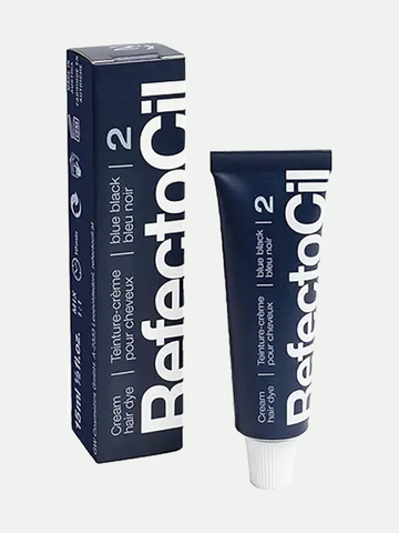 RefectoCil Professional Brow &amp; Lash Tint Blue Black #2, 0.5 Oz