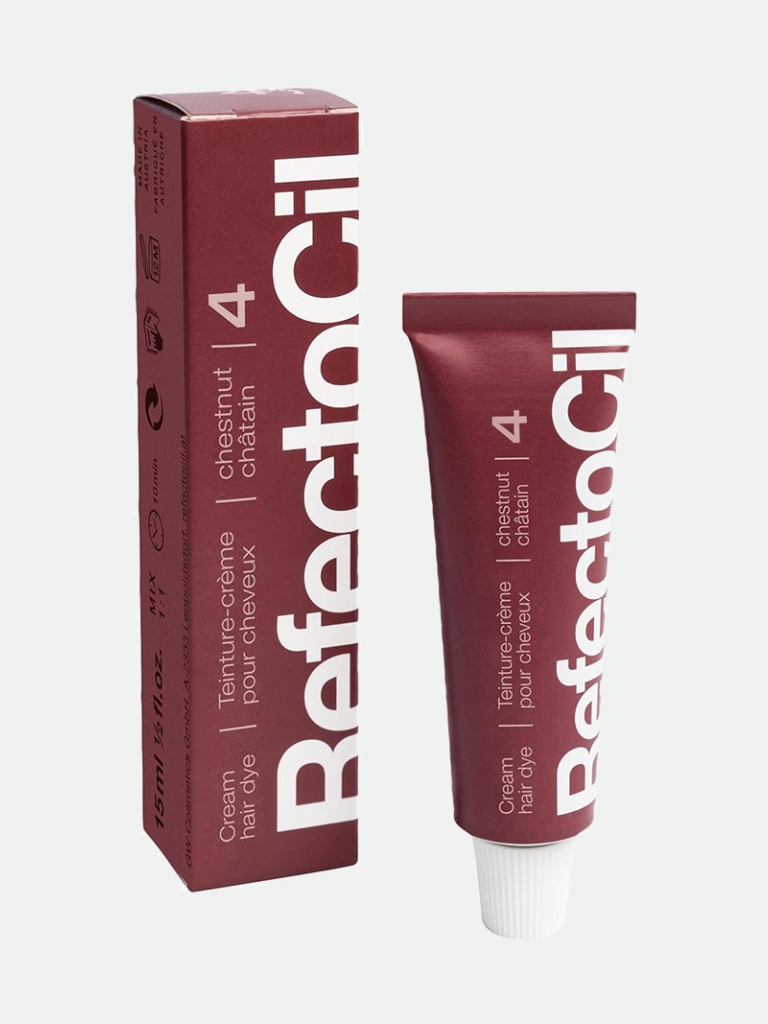 RefectoCil Professional Brow &amp; Lash Tint Chestnut #3, 0.5 Oz