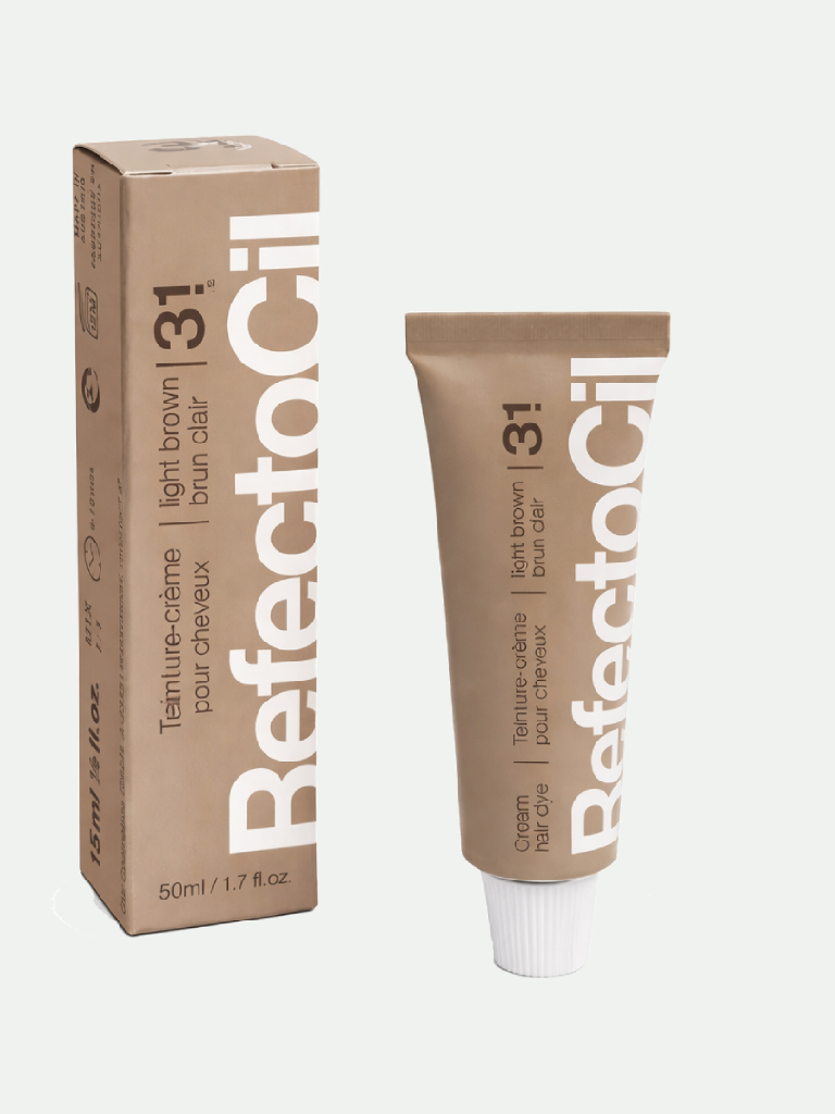 RefectoCil Professional Brow &amp; Lash Tint Light Brown #3.1, 0.5 Oz